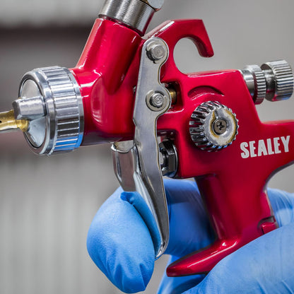 Sealey HVLP731 HVLP Gravity Feed Touch-Up Spray Gun - 0.8mm Set-Up Sealey