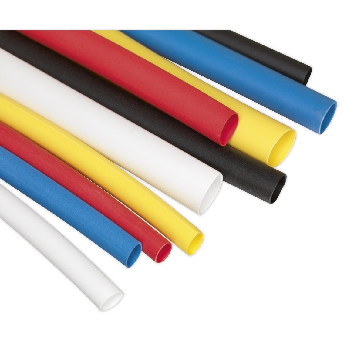 Sealey HST50MC Heat Shrink Tubing Assortment 190pc 50mm Mixed Colours Sealey