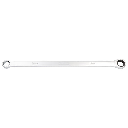 Draper 27776 HI-TORQ® Metric Extra-Long Double Ring Ratchet Spanner 18mm Draper