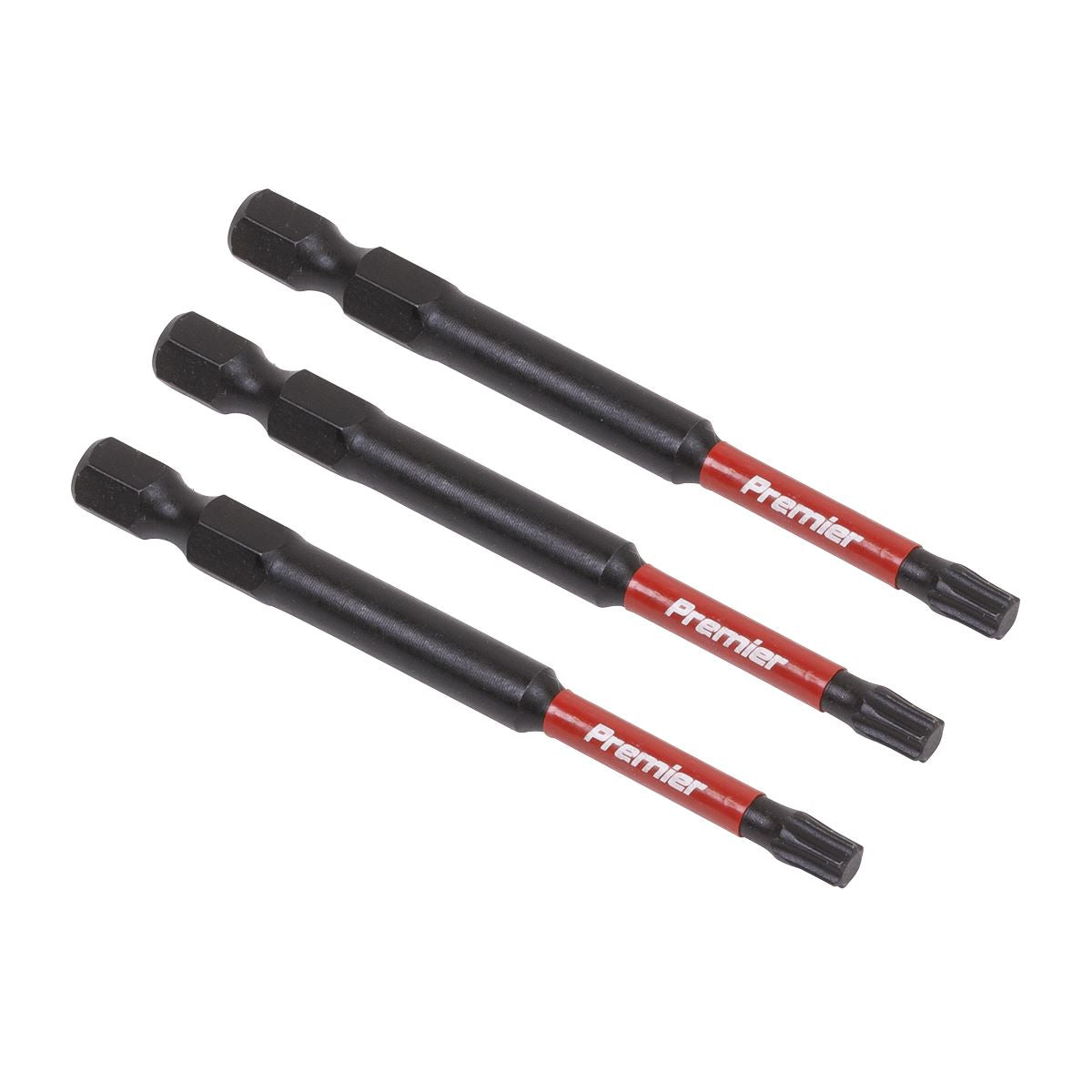 Sealey AK8268 TRX-Star* T25 Impact Power Tool Bits 75mm - 3pc Sealey