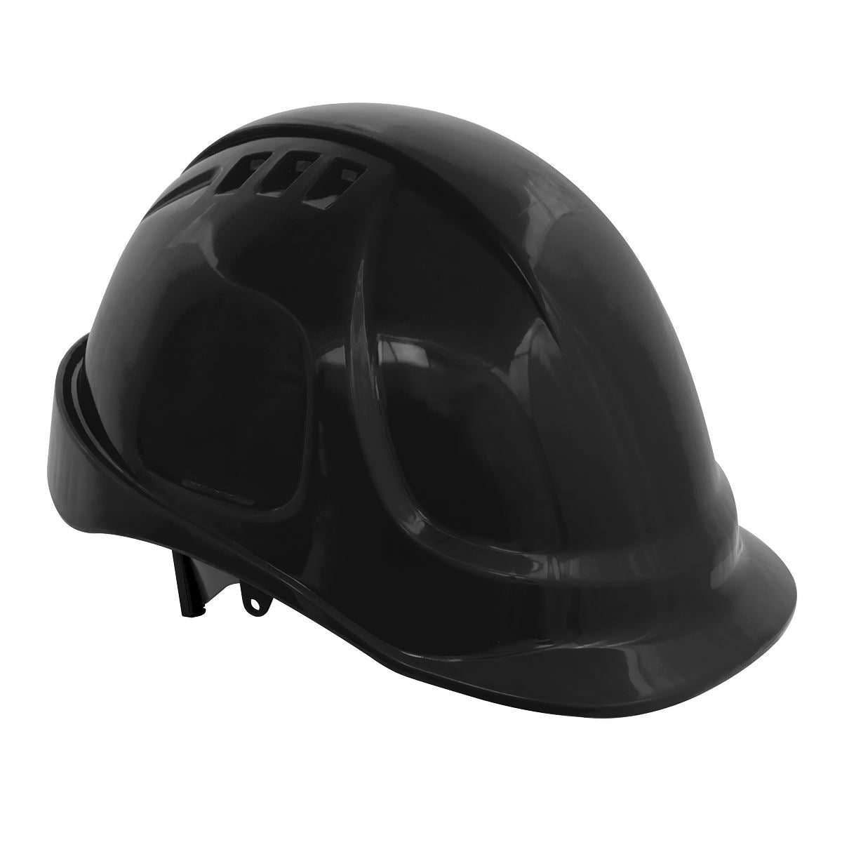 Sealey 502BLK Safety Helmet - Vented (Black) Sealey