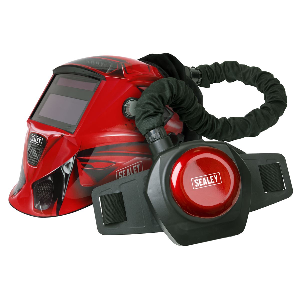 Sealey PWH617 Welding Helmet with TH2 Powered Air Purifying Respirator (PAPR) Auto Darkening Sealey