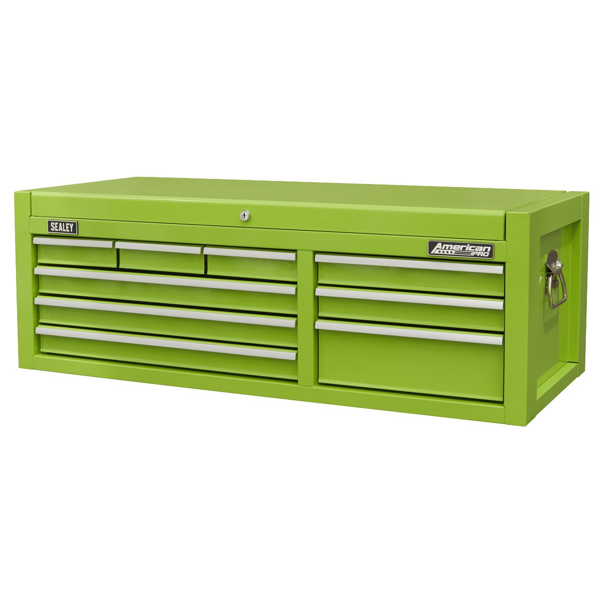 Sealey AP4109HV Topchest 9 Drawer with Ball Bearing Slides - Green Sealey