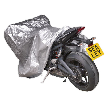 Sealey MCL Motorcycle Cover 2460 x 1050 x 1370mm - Large Sealey