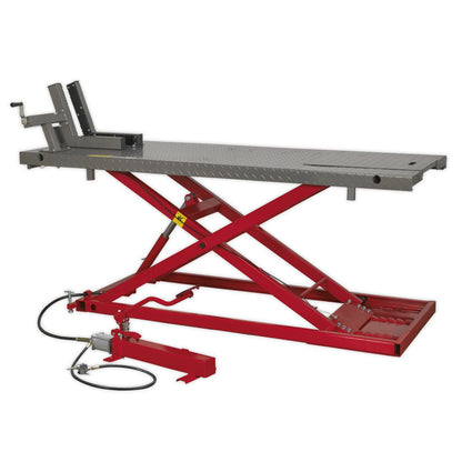 Sealey MC680A Heavy-Duty Air/Hydraulic Motorcycle Lift 680kg Capacity Sealey
