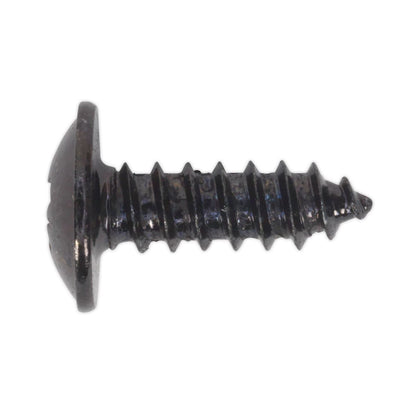 Sealey BST4213 Self-Tapping Screw 4.2 x 13mm Flanged Head Black Pozi Pack of 100 Sealey