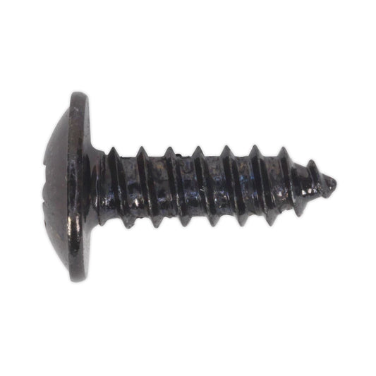 Sealey BST4213 Self-Tapping Screw 4.2 x 13mm Flanged Head Black Pozi Pack of 100 Sealey