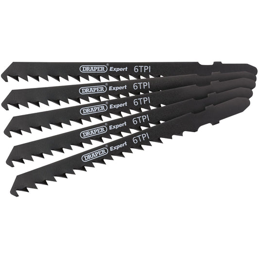 Draper 81726 DT144DP Jigsaw Blade Set 100mm 5 Piece Draper