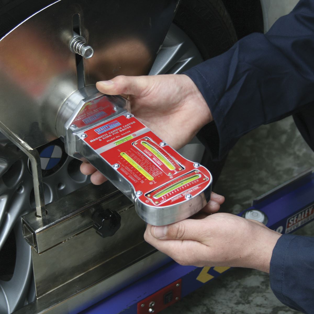 Sealey GA450 Magnetic Camber Castor & Kingpin Gauge Sealey