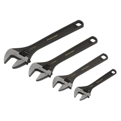 Sealey AK9567 Adjustable Wrench Set 4pc Sealey