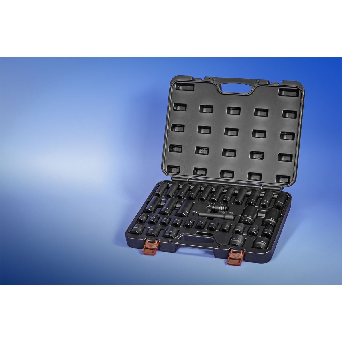 Sealey AK5634M Impact Socket Set 34pc 1/2"Sq Drive Metric Sealey