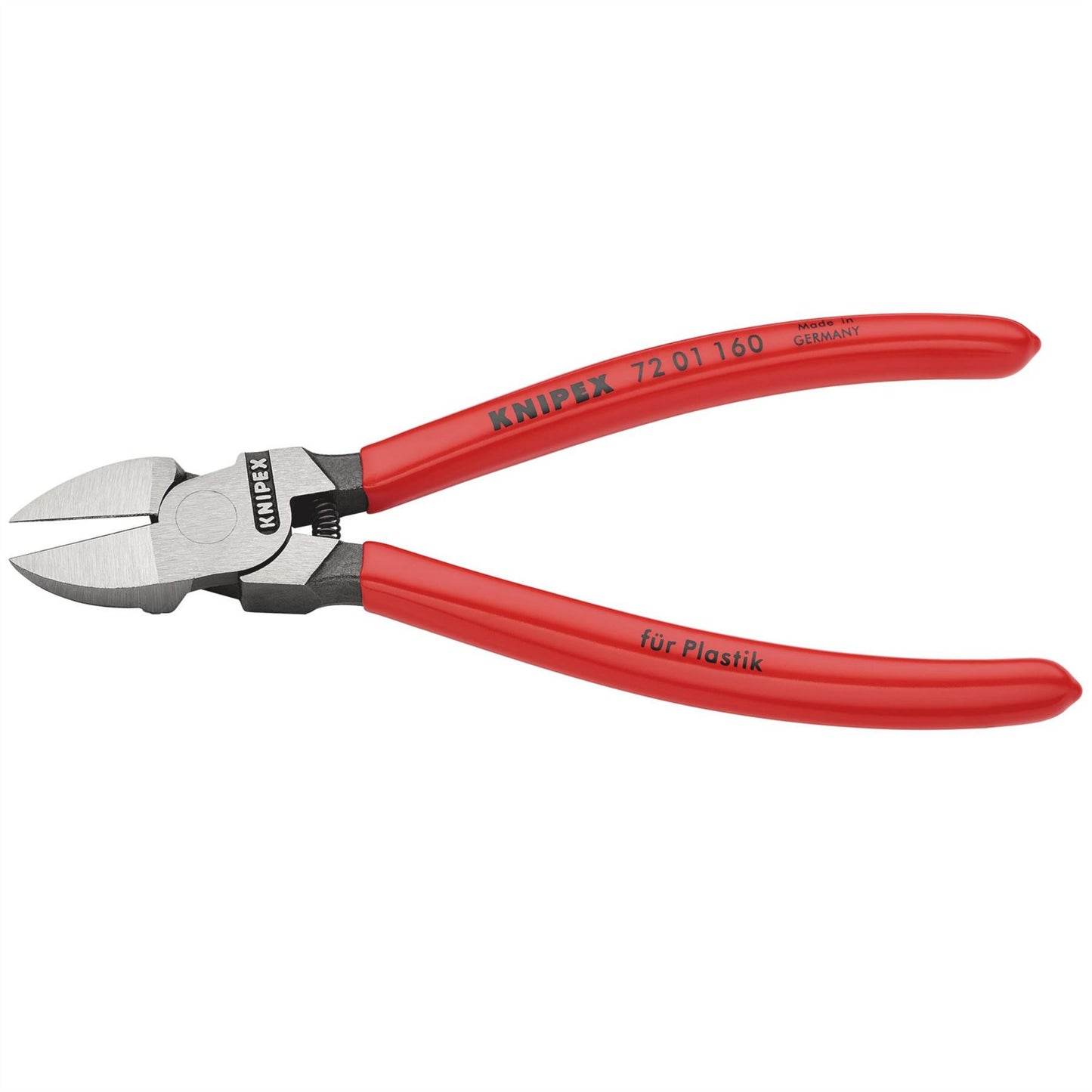 Knipex 34181 72 01 160 Diagonal Cutters for plastics plastic coated 160mm Knipex