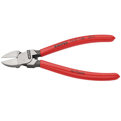Knipex 34181 72 01 160 Diagonal Cutters for plastics plastic coated 160mm Knipex