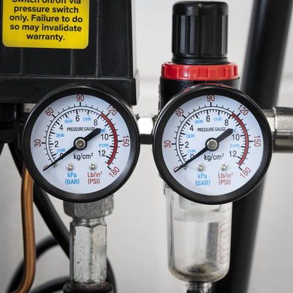 Sealey SAC5001S 50L Low Noise Oil Free Direct Drive Air Compressor 2 x 2hp Sealey