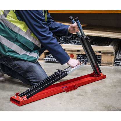 Sealey FTAL12 Fold Down Trestle with Adjustable Legs - Pair Sealey