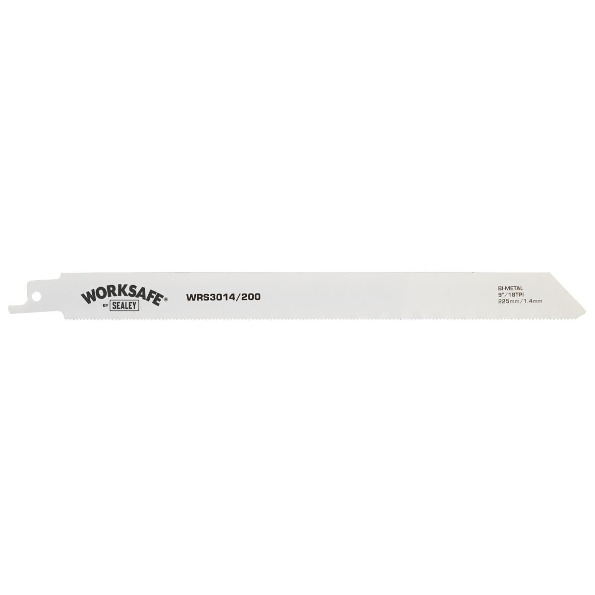 Sealey WRS3014/200 Reciprocating Saw Blade Metal 225mm 18tpi - Pack of 5 Sealey