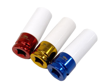 Hilka Alloy Wheel Socket Set 3 Piece 1/2" Drive 01149003 Hilka