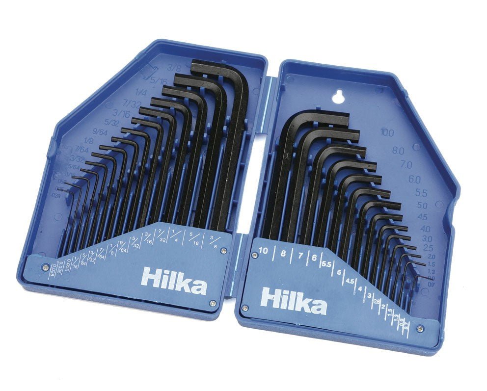 Hilka 30 pce Hex Key Set in Folding Case  21153003 Hilka