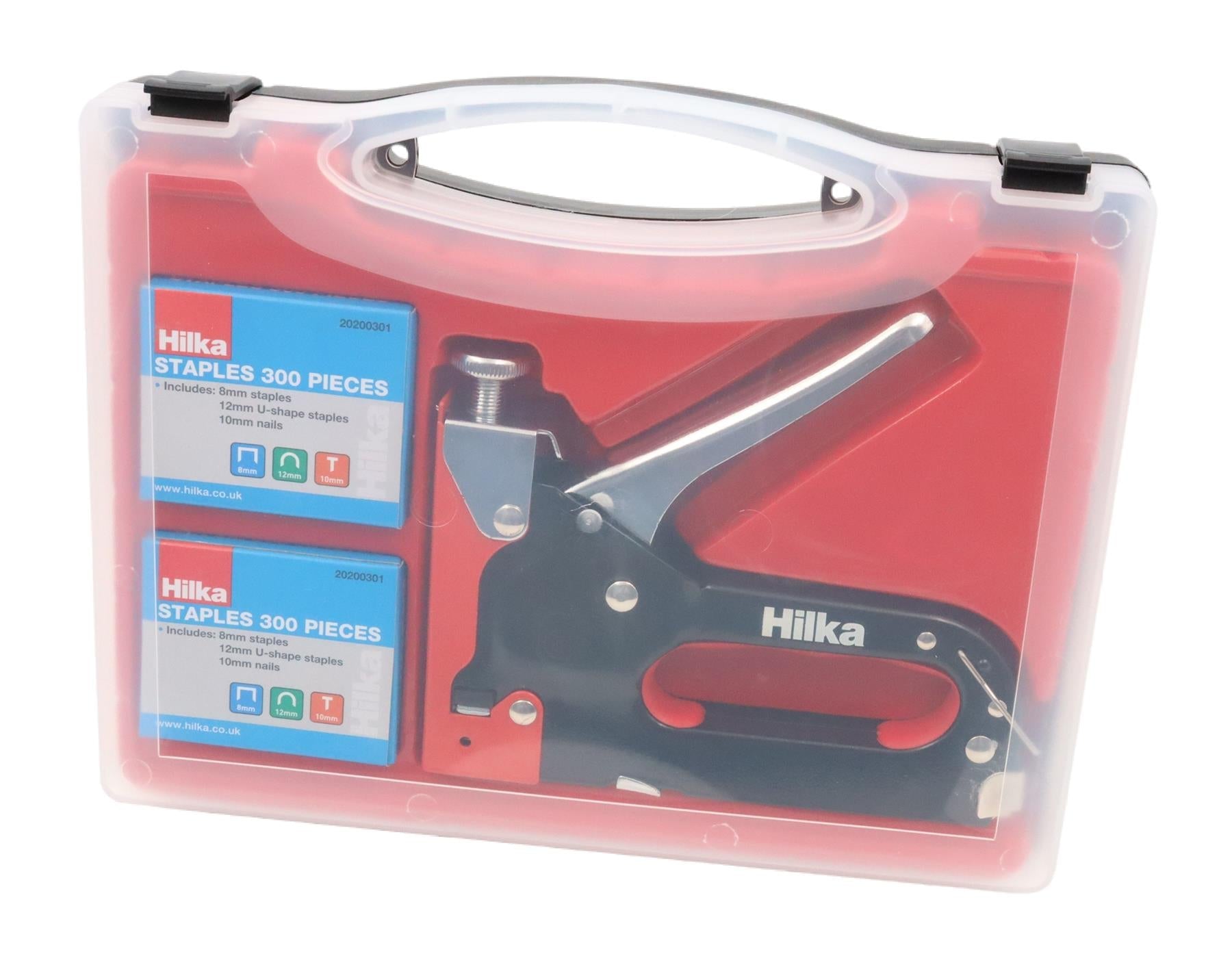 Hilka 3 in 1 Staple Gun Kit with 600 Staples 20200301 Hilka