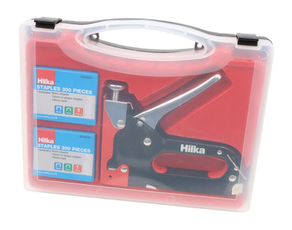 Hilka 3 in 1 Staple Gun Kit with 600 Staples 20200301 Hilka