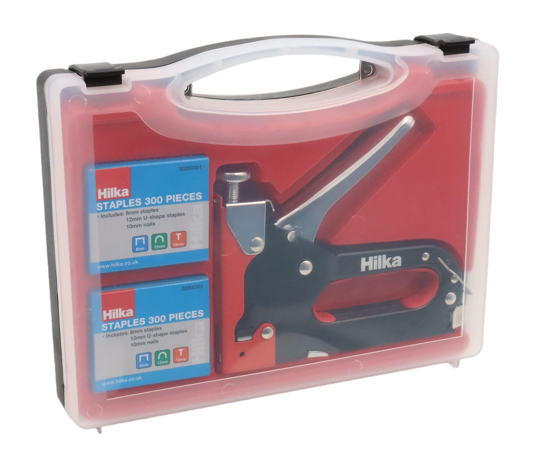 Hilka 3 in 1 Staple Gun Kit with 600 Staples 20200301 Hilka