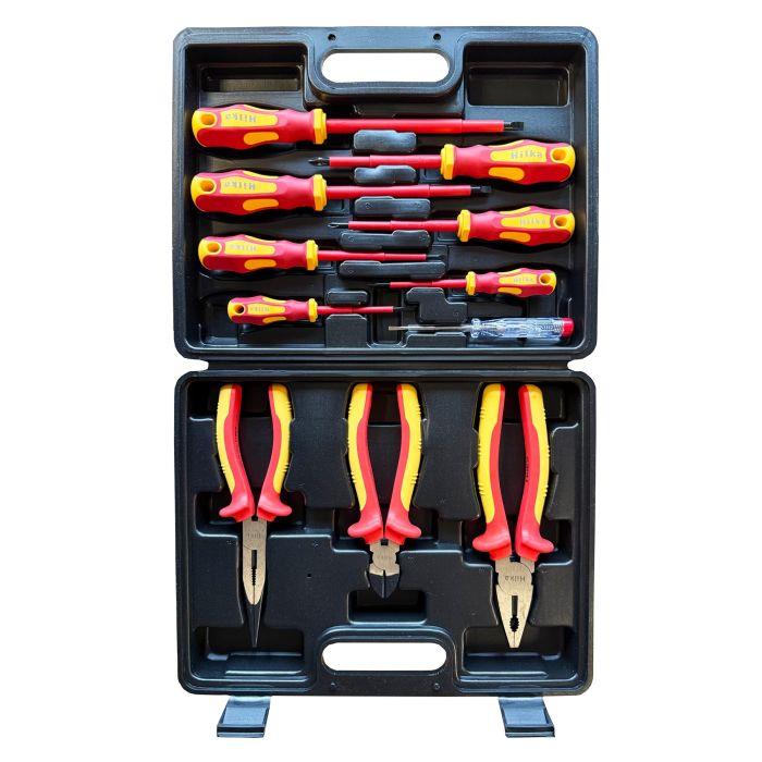 Hilka 11 Piece VDE Screwdriver & Plier Set 1000v Rating 34688011 Hilka