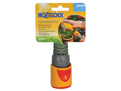 Hozelock 2055 AquaStop Plus Hose Connector for 12.5-15mm 1/2-5/8in Hose Hozelock
