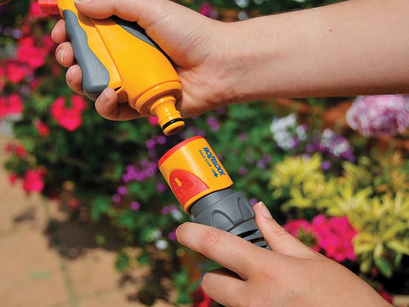 Hozelock 2065 AquaStop Plus Hose Connector for 19mm 3/4in Hose Hozelock