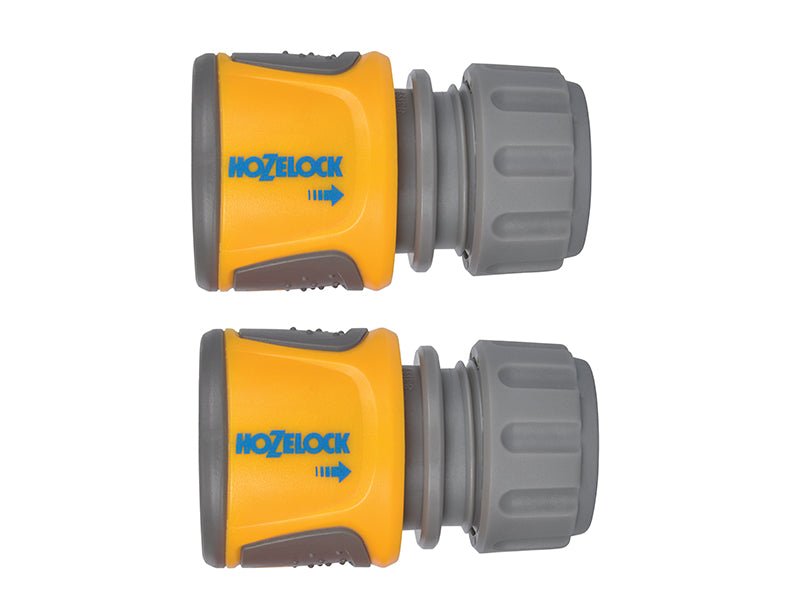 Hozelock 2070 Soft Touch Hose End Connector  Pack 2 Hozelock