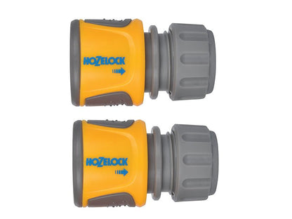 Hozelock 2070 Soft Touch Hose End Connector  Pack 2 Hozelock