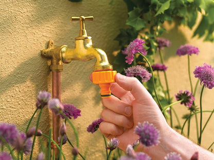 Hozelock 2158 Male Threaded Tap Connector 1in BSP Female Thread Hozelock