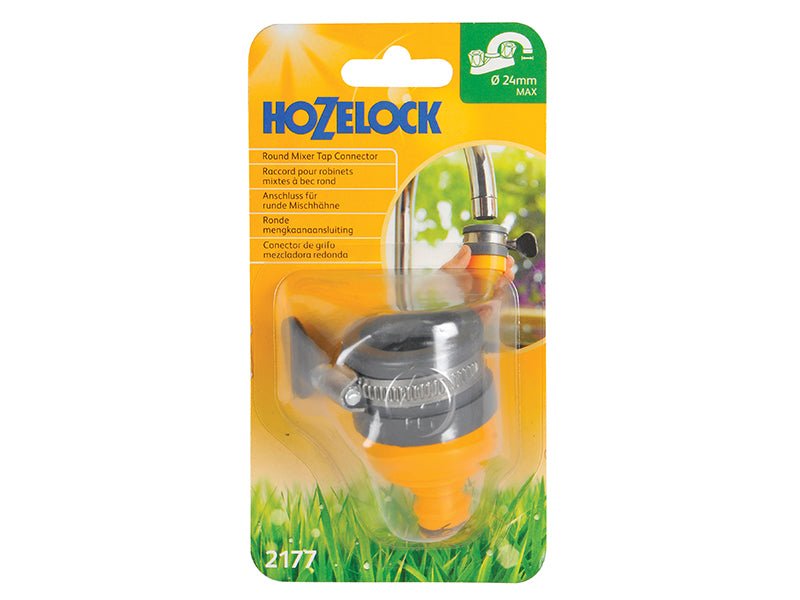 Hozelock 2177 Round Mixer Tap Connector Max. Ø24mm Hozelock
