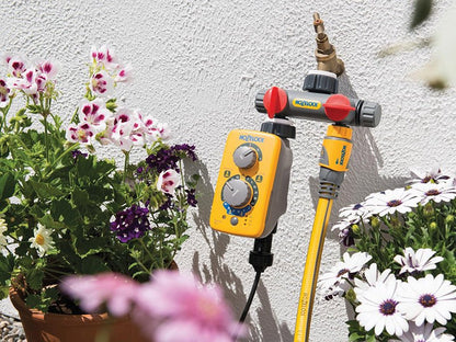 Hozelock 2252 2-Way Tap Connector 1/2 - 1in BSP Hozelock