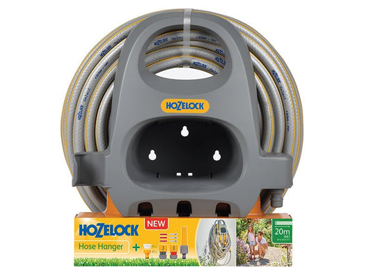 Hozelock 2364 Hose Hanger with 20m Hose & Fittings Hozelock