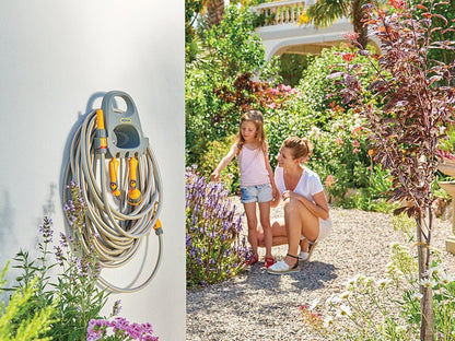 Hozelock 2364 Hose Hanger with 20m Hose & Fittings Hozelock