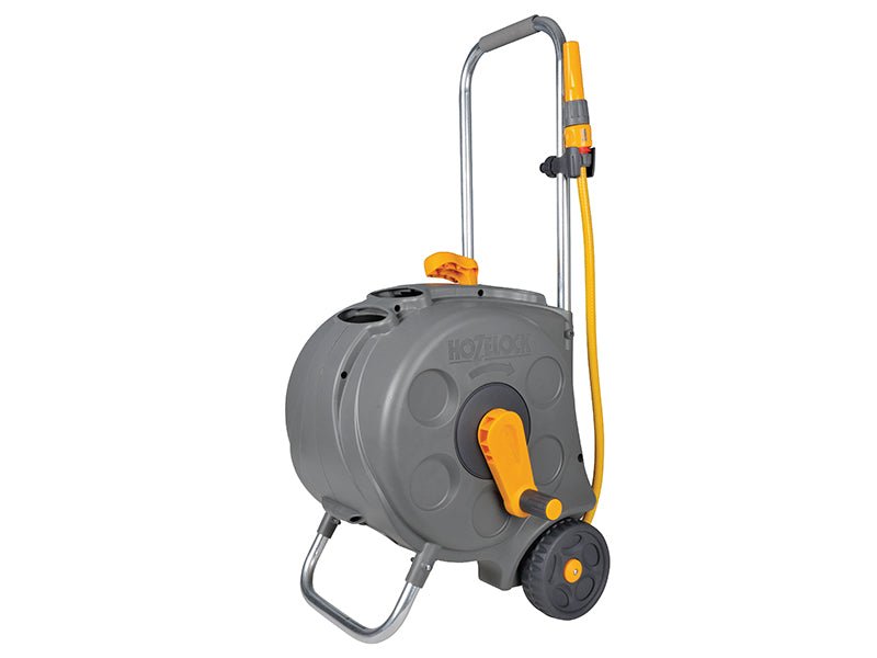 Hozelock 2416 Freestanding Compact Hose Reel + 30m of 12.5mm Hose Hozelock