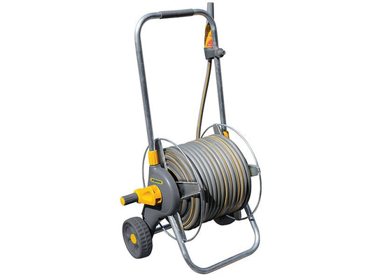 Hozelock 2436 60m Metal Pro Hose Cart & 30m of 12.5mm Hose Hozelock