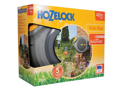 Hozelock 2595 40m AutoReel + 40m of 12.5mm Hose Hozelock