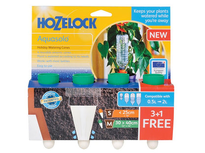 Hozelock 2717 Green Aquasolo Watering Cone for Medium 16in Pots Pack 4 Hozelock