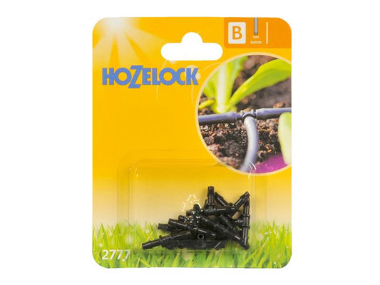 Hozelock 2777 T-Piece 4mm Pack 12 Hozelock