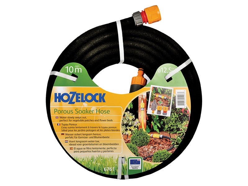 Hozelock 6761 Porous Soaker Hose 10m 12.5mm 1/2in Diameter Hozelock