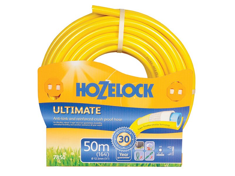 Hozelock 7850 Ultimate Hose 50m 12.5mm 1/2in Diameter Hozelock