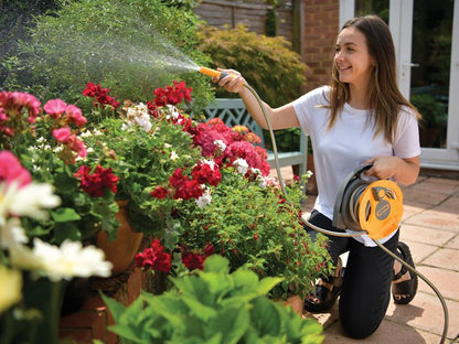 Hozelock Micro Hose Reel + 10m of 7mm Hose Hozelock