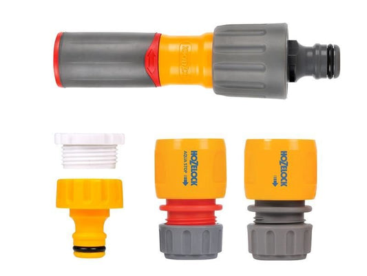 Hozelock 3-In-1 Grab Bag Spray Nozzle & Connectors Hozelock