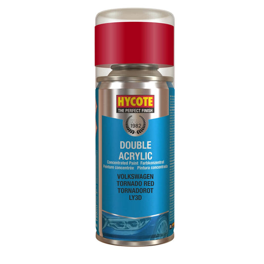 Hycote Volkswagen Tornado Red Double Acrylic Spray Paint 150Ml Xdvw505 Hycote