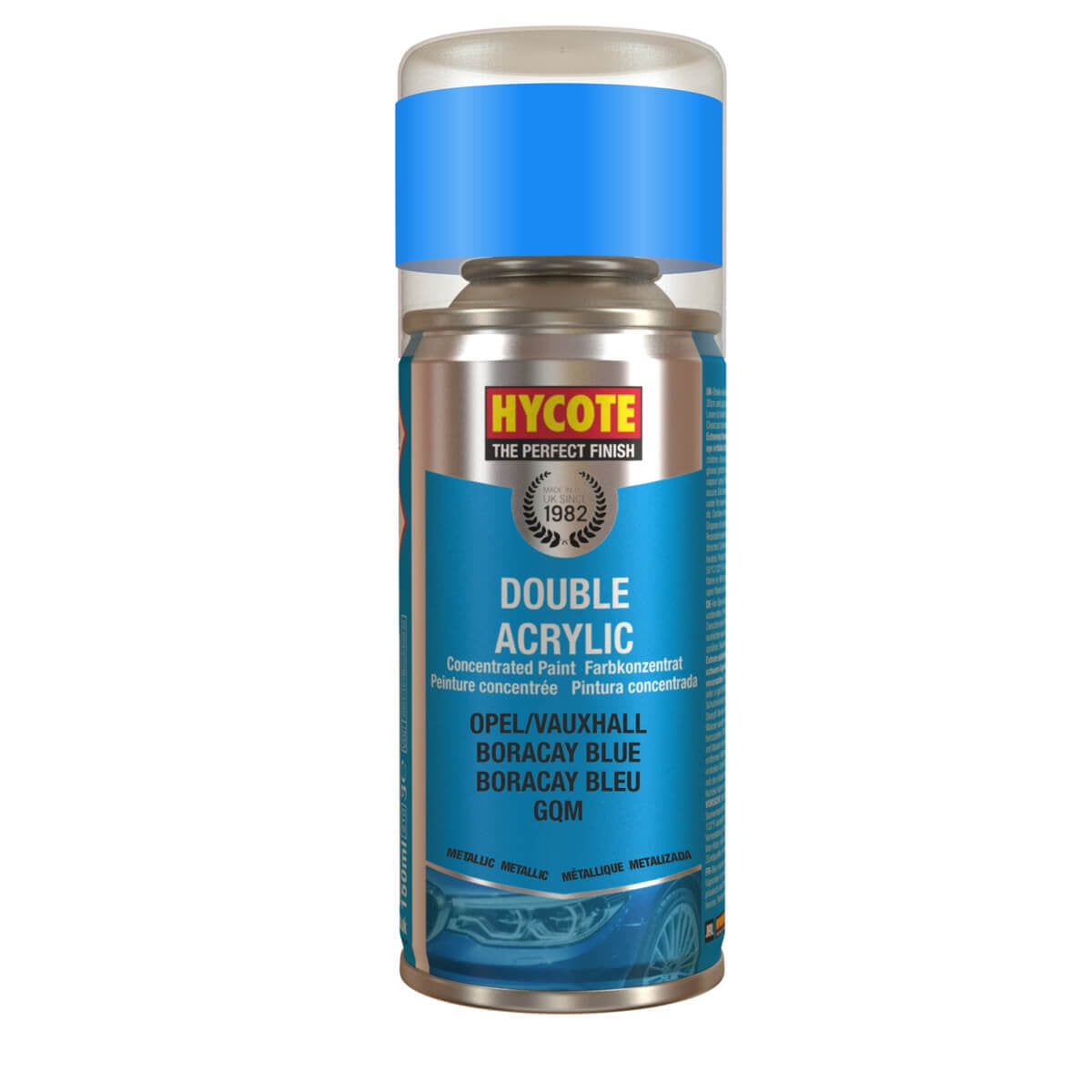 Hycote Vauxhall Boracay Blue Spray Paint 150ml XDVX732 Hycote