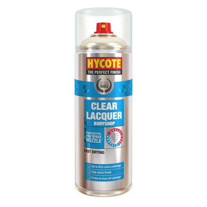 Hycote Bodyshop Clear Lacquer Spray Paint Xuk428 Hycote