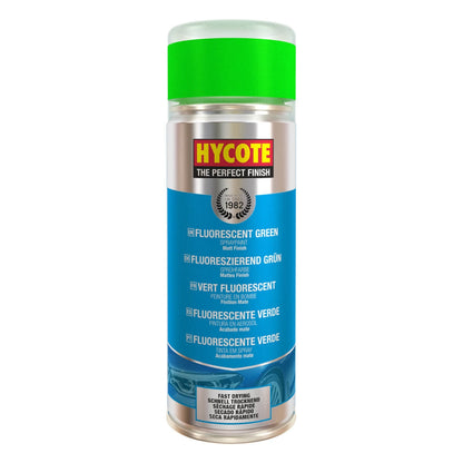 Hycote Fluorescent Green Safety Spray Paint 400Ml Xuk469 Hycote