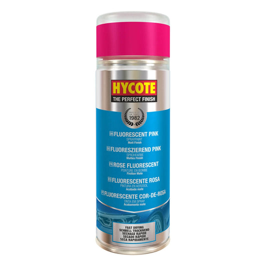 Hycote Fluorescent Pink Safety Spray Paint 400Ml Xuk471 Hycote