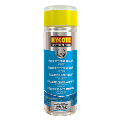 Hycote Fluorescent Yellow Safety Spray Paint 400Ml Xuk472 Hycote